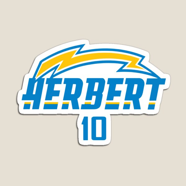 LA Chargers Justin Herbert MAGNET #10 - Vinyl Los Angeles Quarterback  magnet 