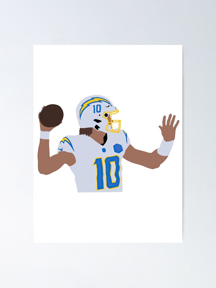 J.Herbert #10 Pass Poster for Sale by DadSports