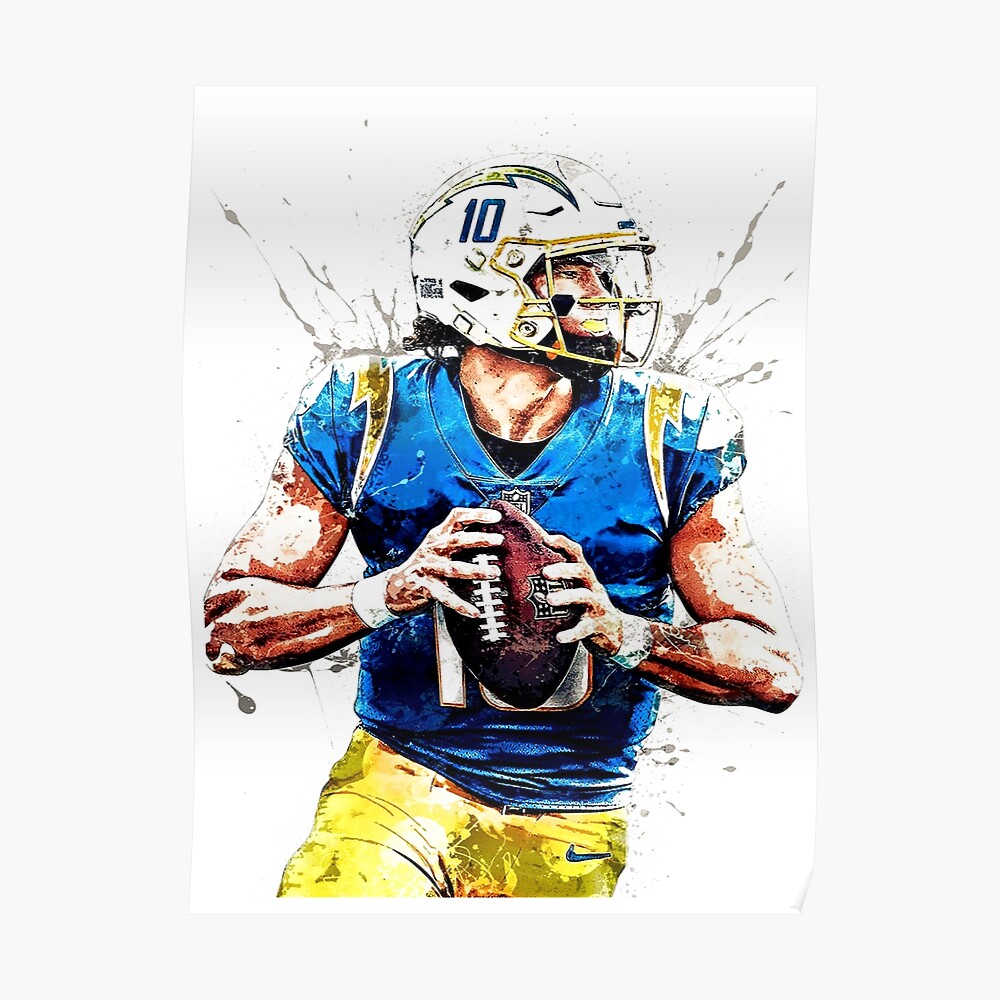 Justin Herbert Alternate Poster for Sale by ApparelFanatics