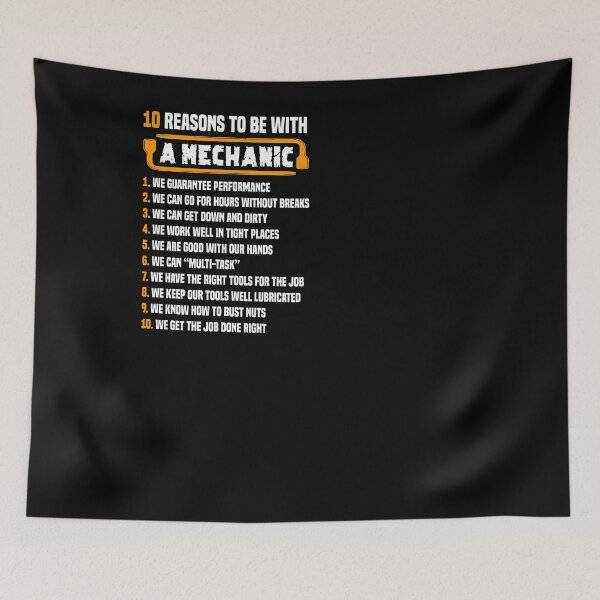 Item preview, 10 Reasons To Be With Mechanic designed and sold by ferraudionne.
