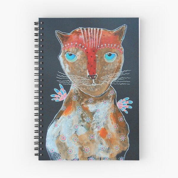 Item preview, Blue Eyed Cat designed and sold by BeaOutsiderArt.