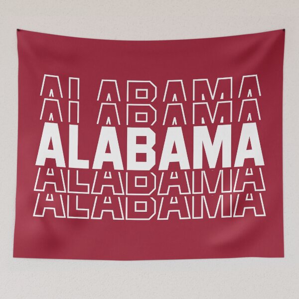 Item preview, Alabama State Repeated Text designed and sold by sweetbelle.