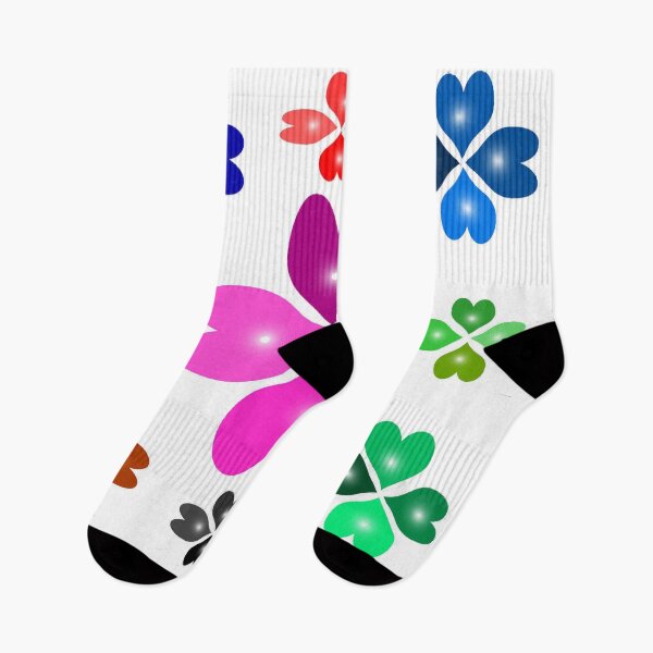 Item preview, Colorful Four-leaf clover designed and sold by Shirley cute art .