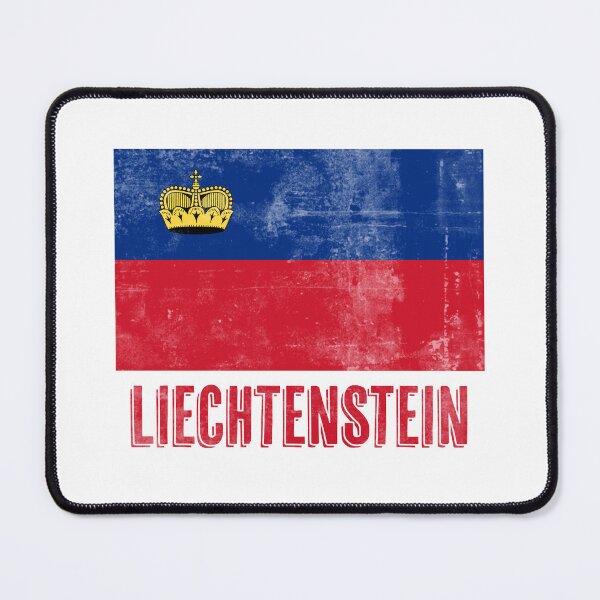 Item preview, Flag of Liechtenstein "Grunge" look. designed and sold by KTSubz Faith & Fun Designs.