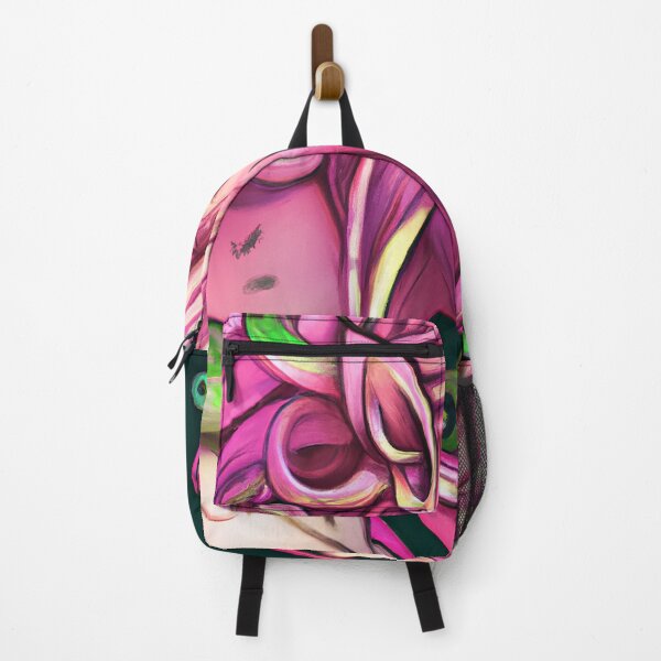 Item preview, Girl in Black Armor with Pink Hair, Surrounded by Evil Swirls designed and sold by oanaunciuleanu.