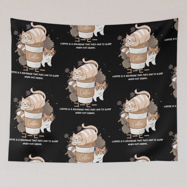 Item preview, Cat with coffee t shirt -cats pets designed and sold by Annelley.
