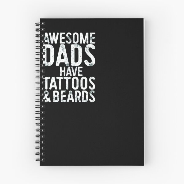 Item preview, Awesome dads have tattoos and beards designed and sold by ferraudionne.