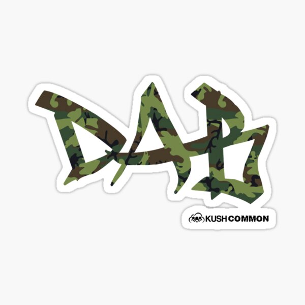 DAB camo Sticker