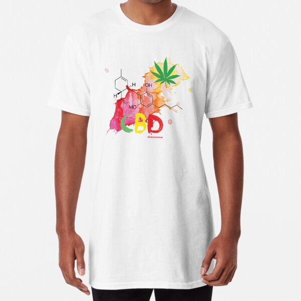 CBD Splash Long T-Shirt