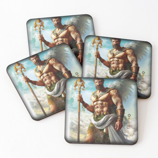 Item preview, Painting of a Greek god designed and sold by Perryfranken.