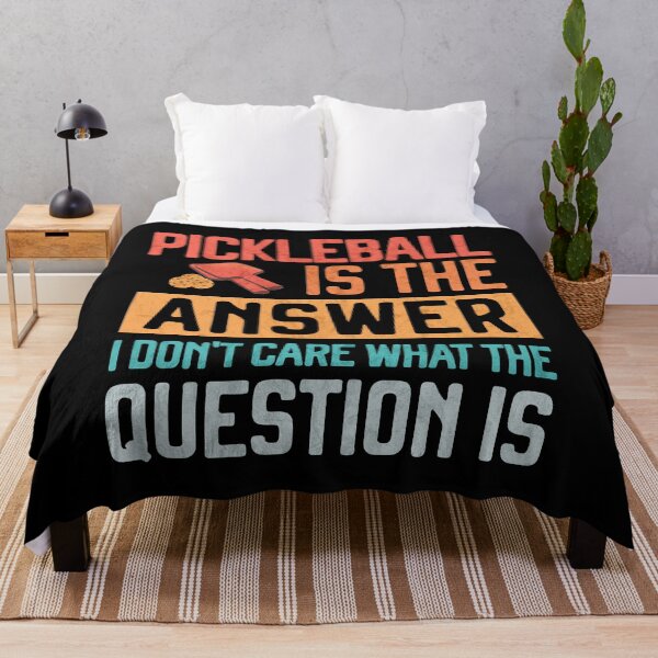 Item preview, Pickleball is the Answer Funny pun for pickleballers Pickleball Humor designed and sold by grinta2021.