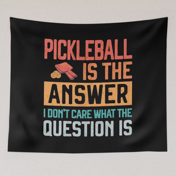 Item preview, Pickleball is the Answer Funny pun for pickleballers Pickleball Humor designed and sold by grinta2021.