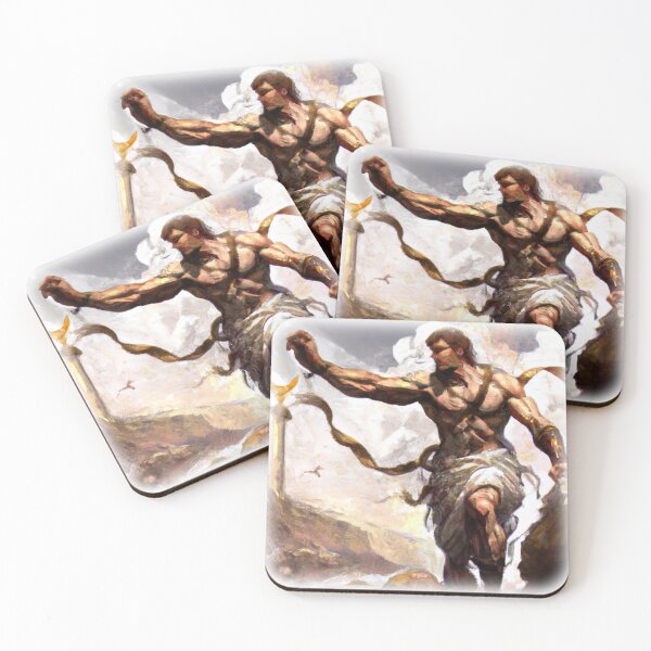 Item preview, Painting of a Greek god designed and sold by Perryfranken.