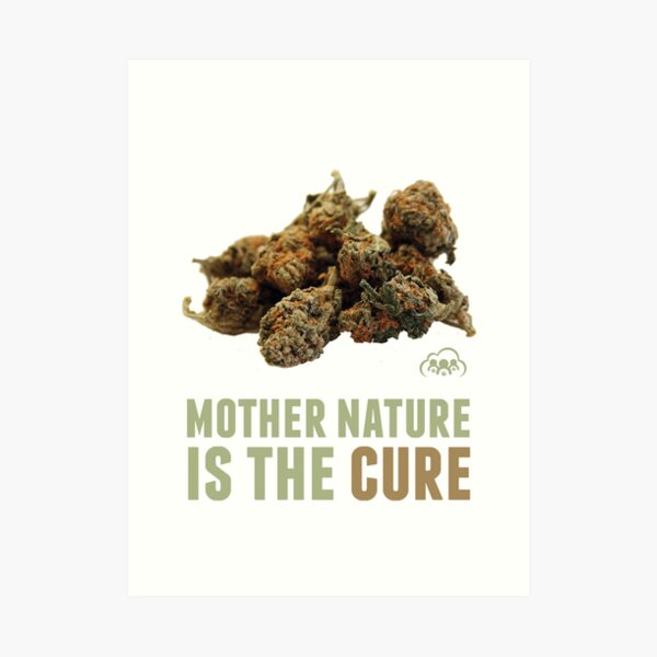 Mother Nature is the Cure Art Print