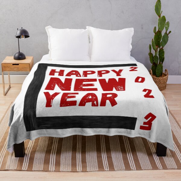 Item preview, HAPPY NEW YEAR 2023 - SIMPLE VINTAGE TRENDY WORDING designed and sold by Lu7u.