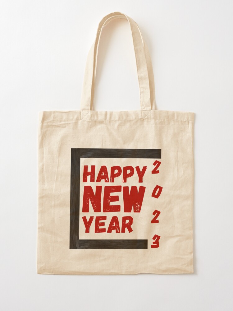 HAPPY NEW YEAR 2023 - SIMPLE VINTAGE TRENDY WORDING | Tote Bag