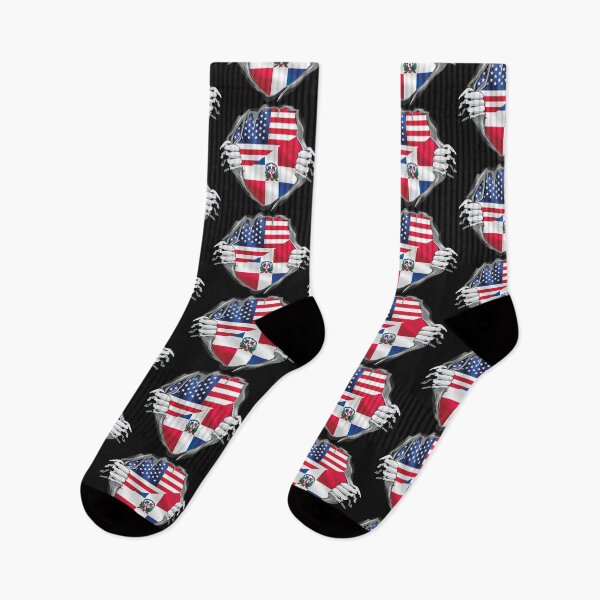 Item preview, Dominican American Roots Flag designed and sold by RahallusNtx.