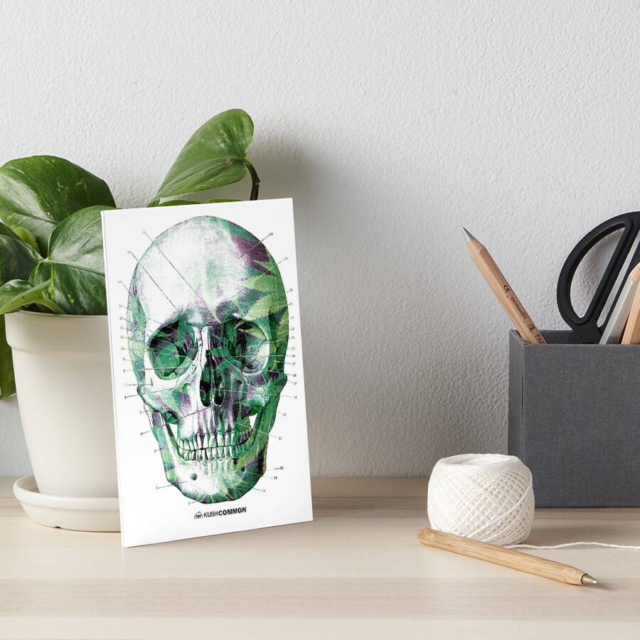 Pot Head Art Board Print