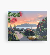 Great Barrier Island - Road to Leigh Metal Print