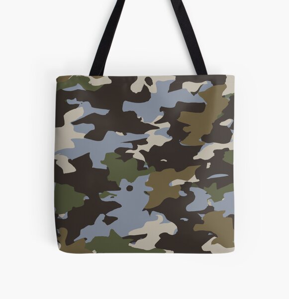 Army fatigue outlet tote bag