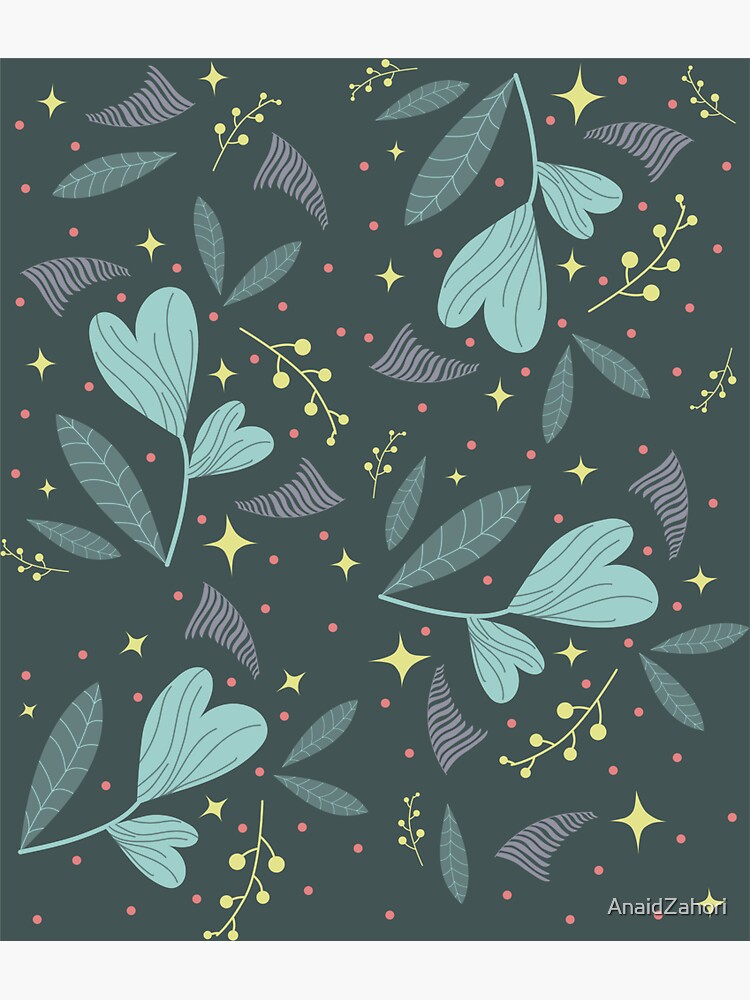 Imagen 3 de 3, Pegatina con la obra Flores , diseñada y vendida por AnaidZahori.