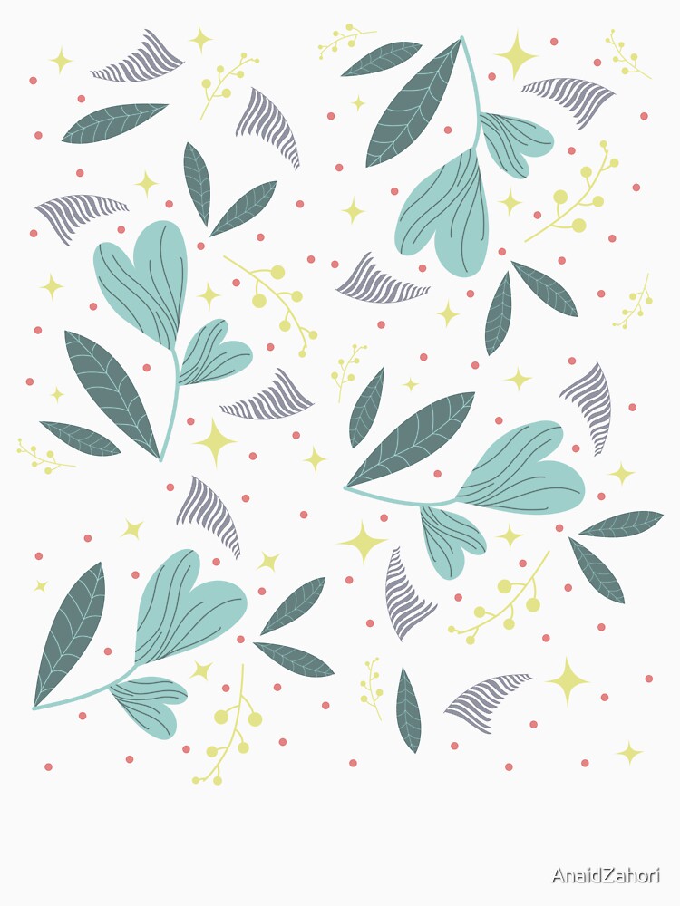 Imagen 7 de 7, Camiseta clásica con la obra Flores , diseñada y vendida por AnaidZahori.