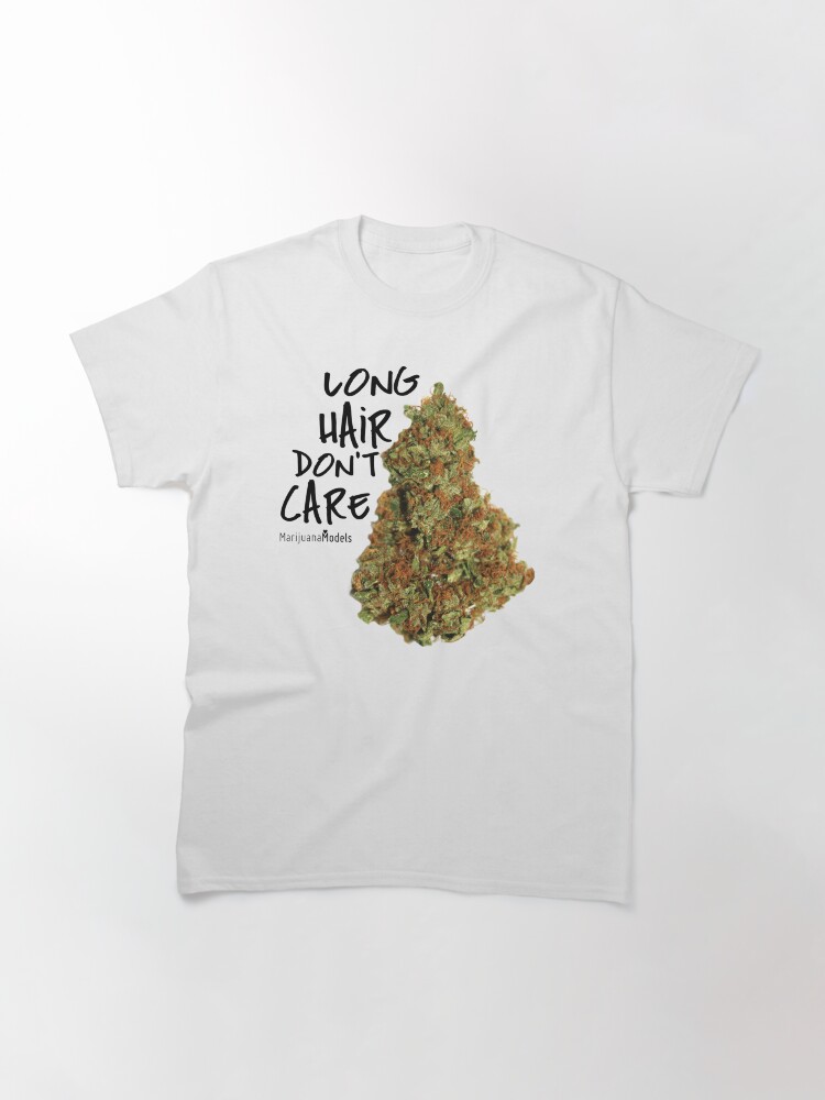 Alternate view of Long Hair Don't Care Classic T-Shirt