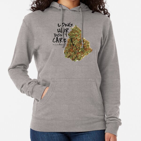 Long Hair Don't Care Lightweight Hoodie