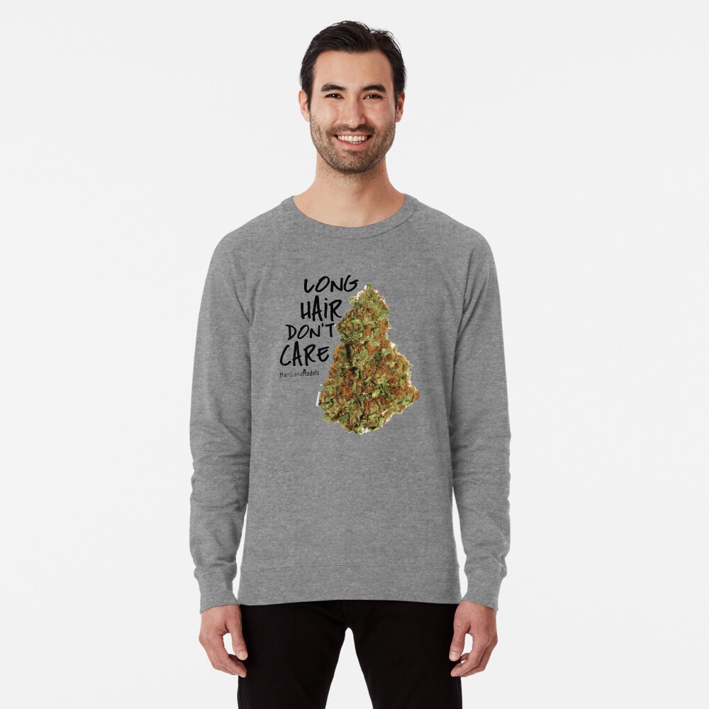 Long Hair Don't Care Lightweight Sweatshirt