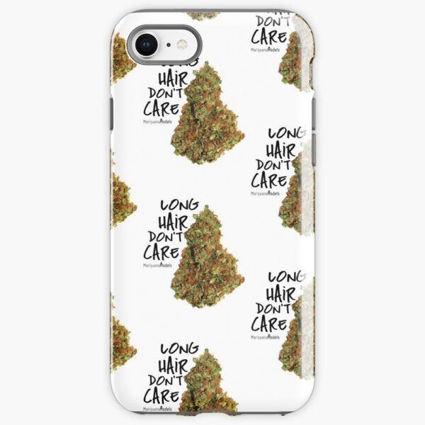 Long Hair Don't Care iPhone Tough Case