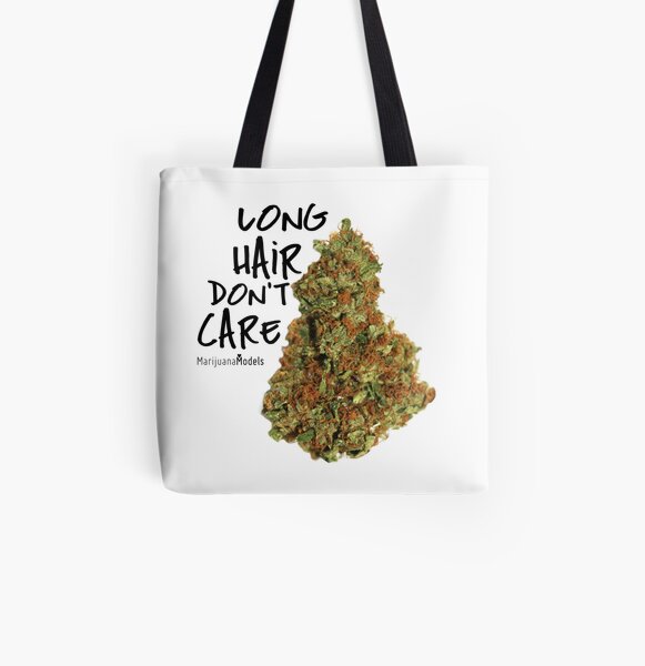 Long Hair Don't Care All Over Print Tote Bag