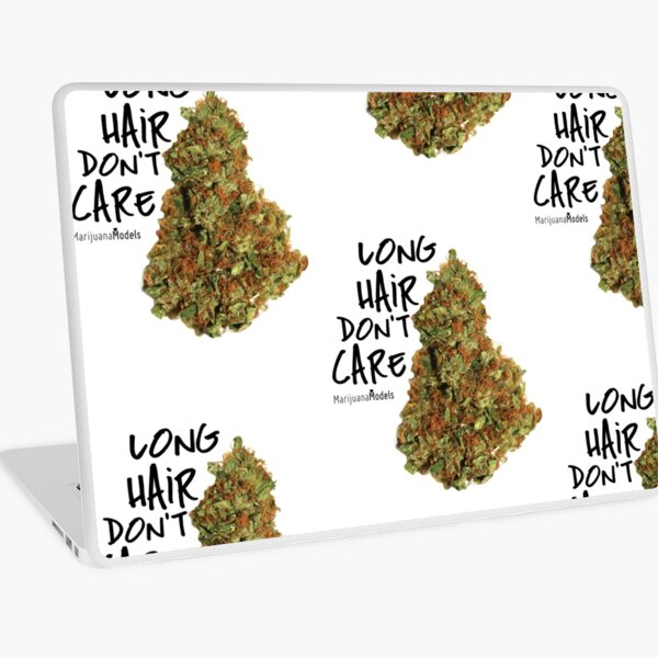 Long Hair Don't Care Laptop Skin