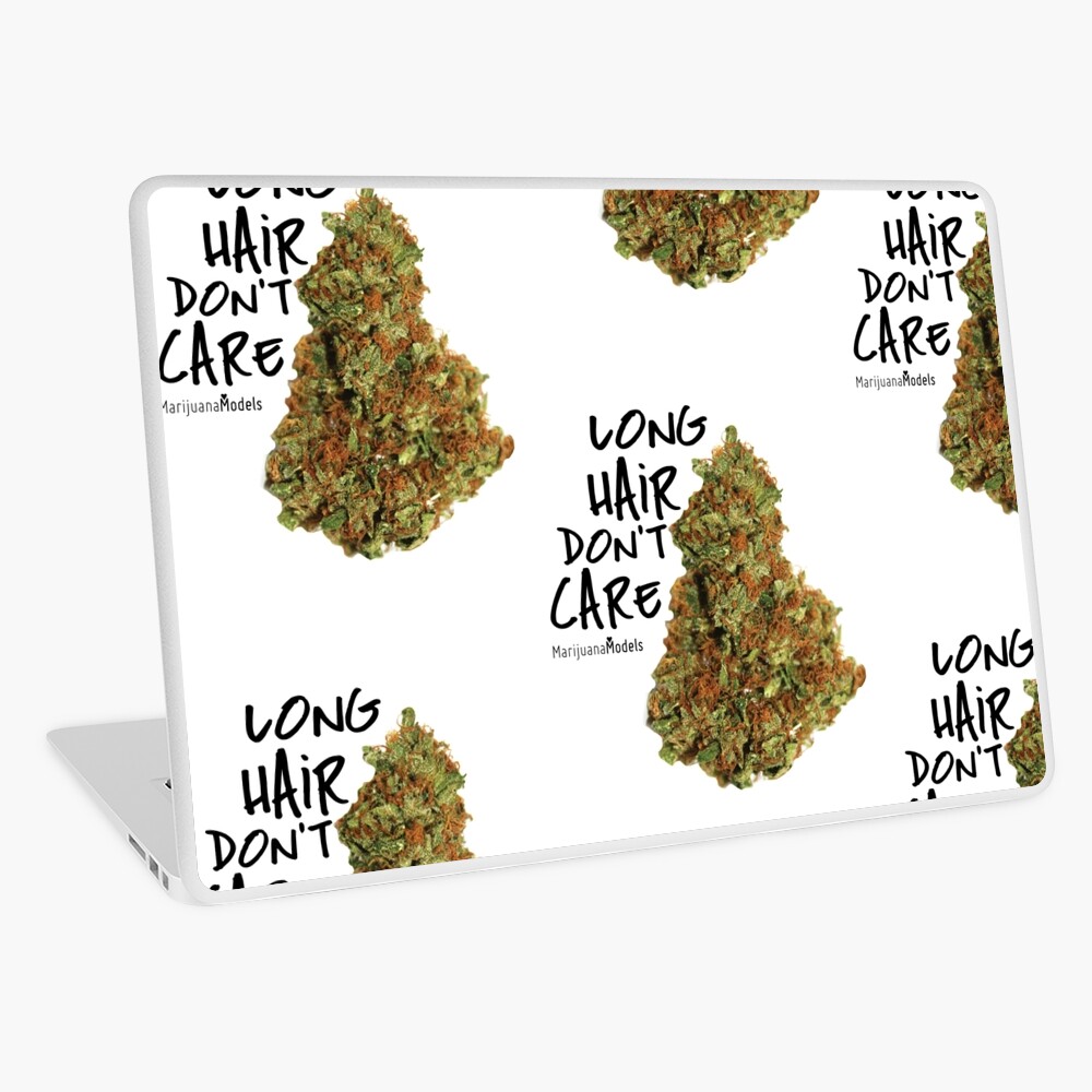 Long Hair Don't Care Laptop Skin
