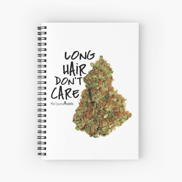 Long Hair Don't Care Spiral Notebook