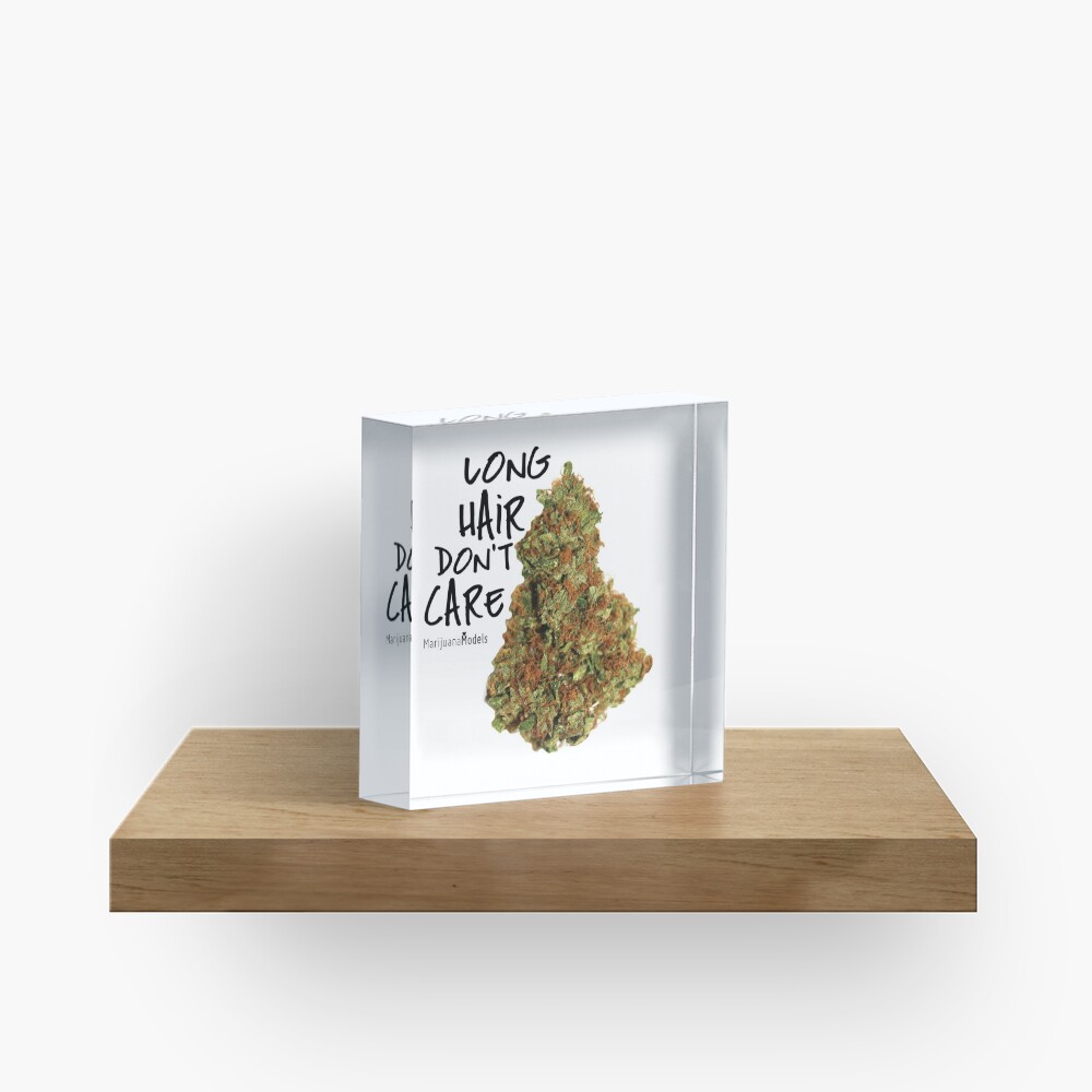 Long Hair Don't Care Acrylic Block