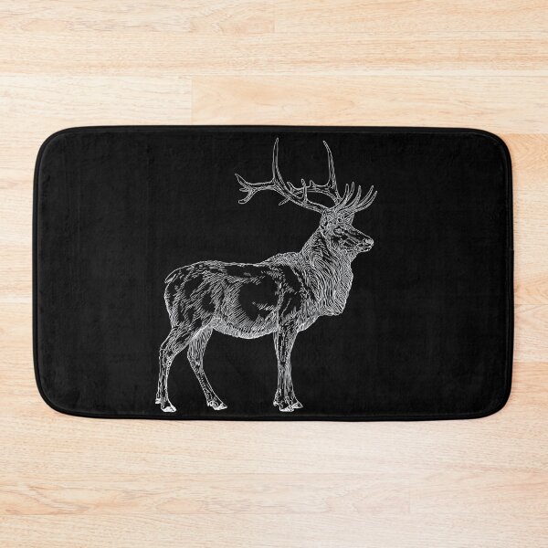 Item preview, Dibujo de alce, versión blanca. designed and sold by DaveDanchuk.
