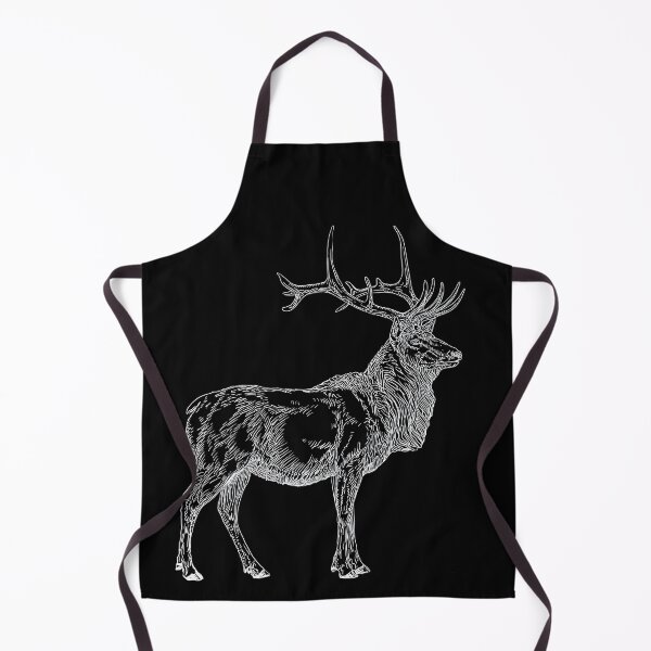 Item preview, Elk drawing, white version designed and sold by DaveDanchuk.