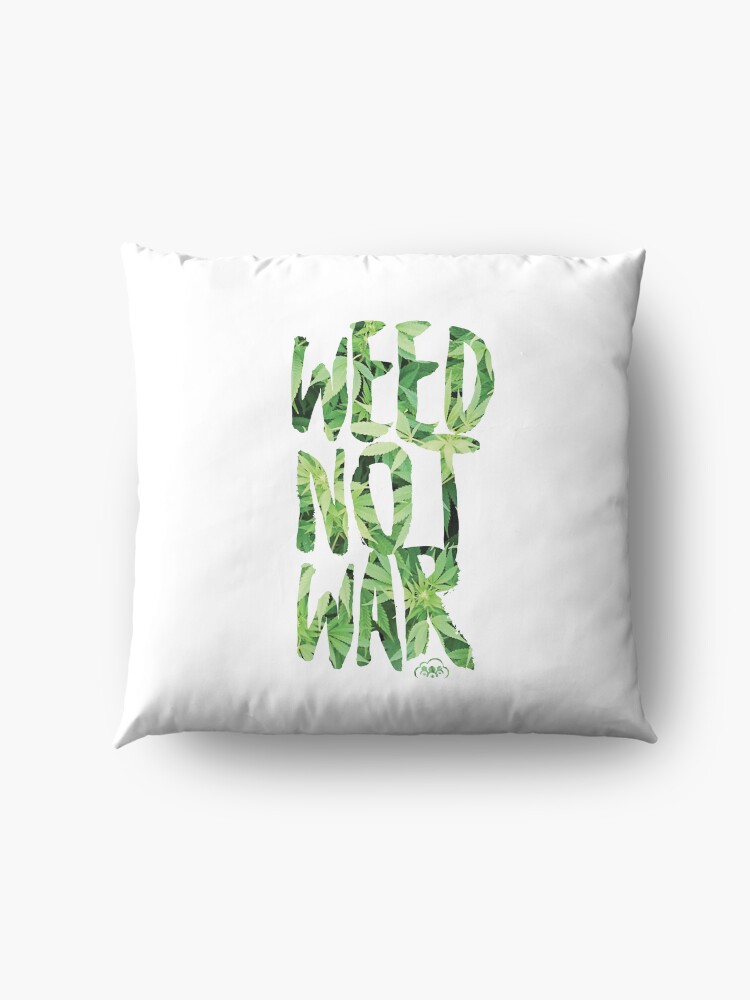 Alternate view of Weed Not War Floor Pillow