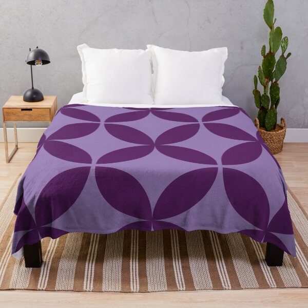 Item preview, Geometrical Pattern in Lavender and Royal Purple designed and sold by GemsAnatomy.