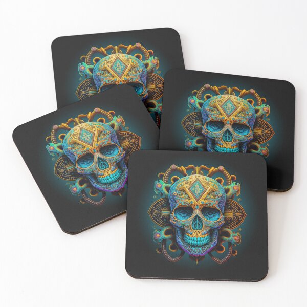 Item preview, Heavenly Psychedelic Skull designed and sold by SerhiiArt.