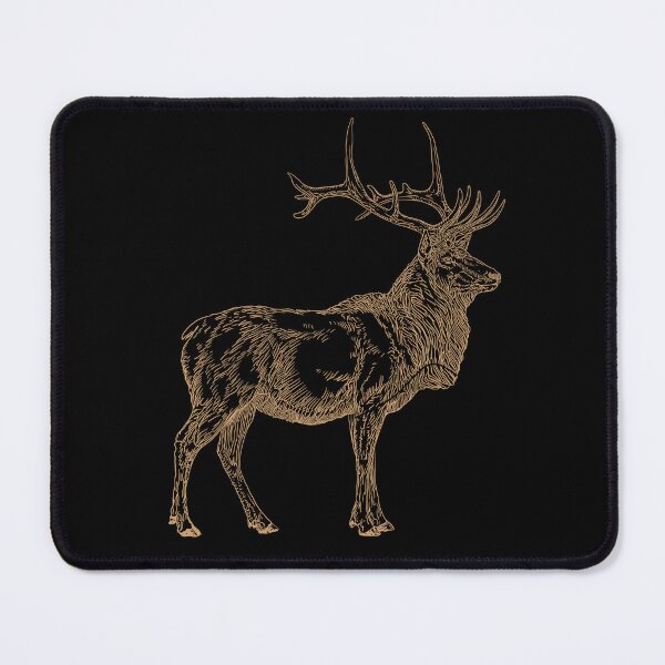 Item preview, Elk drawing, light brown version designed and sold by DaveDanchuk.