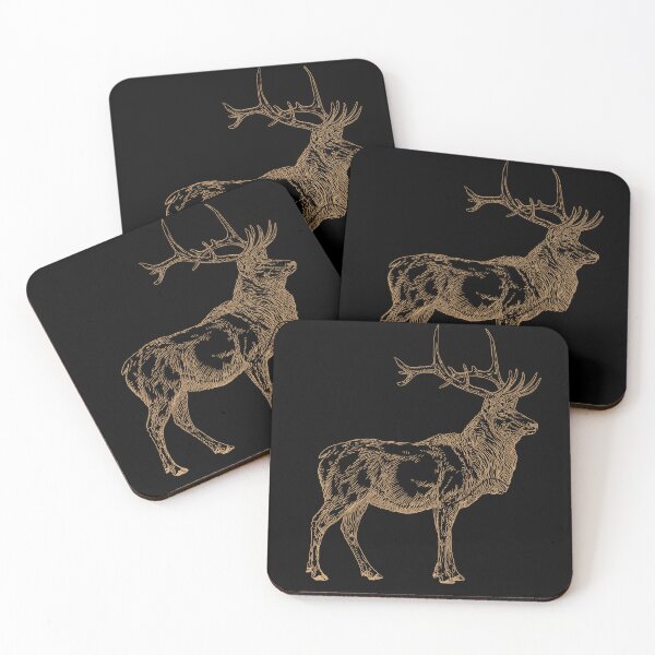 Item preview, Elk drawing, light brown version designed and sold by DaveDanchuk.