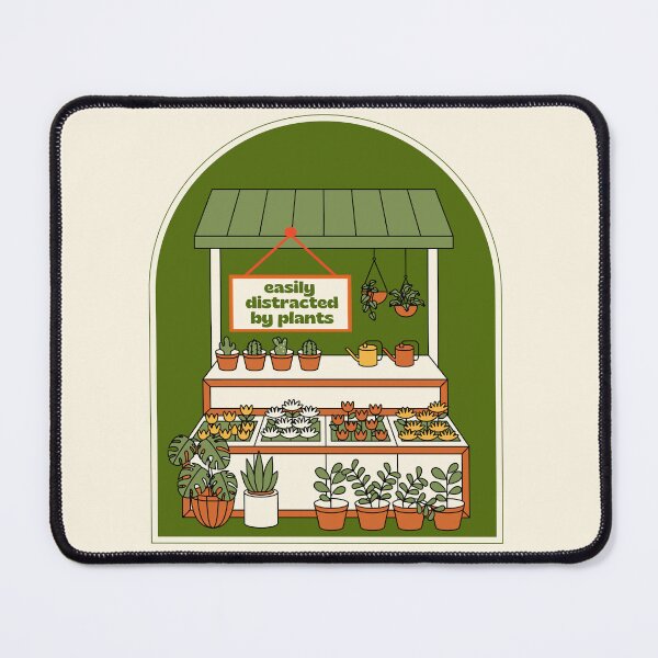 Item preview, Easily Distracted By Plants Cottagecore designed and sold by SunfullyYours.
