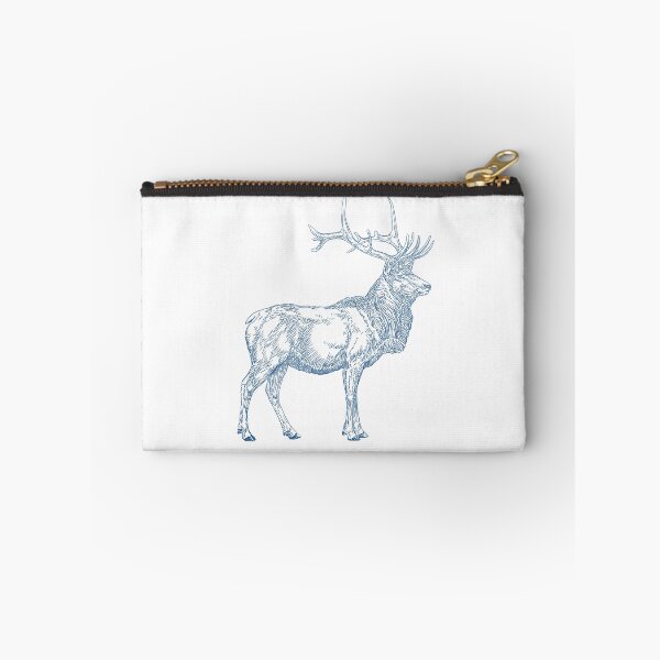 Item preview, Elk drawing, light blue version designed and sold by DaveDanchuk.