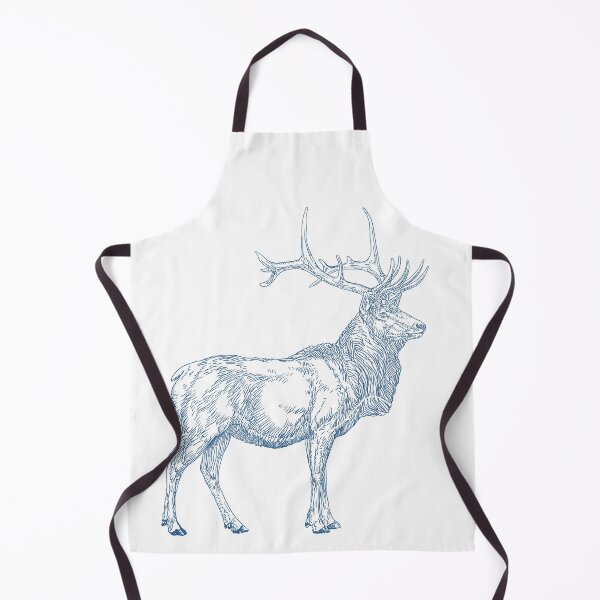 Item preview, Dibujo de alce, versión azul claro. designed and sold by DaveDanchuk.