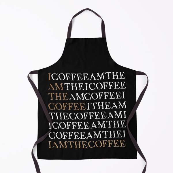 Item preview, I Am The Coffee Puzzle Text and Wavy Typography Design designed and sold by SleepingInCo.