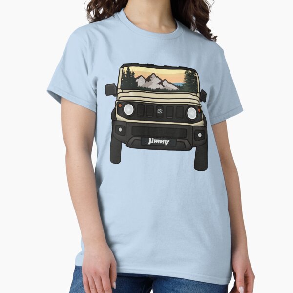Item preview, Suzuki Jimny (Chiffon Ivory) Mountain Reflection  designed and sold by Kiah Rose Creative.