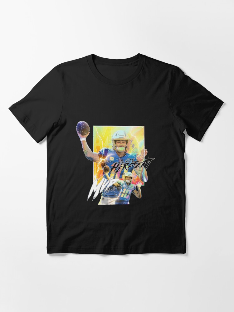 justin herbert art Essential T-Shirt for Sale by JordanCoopers