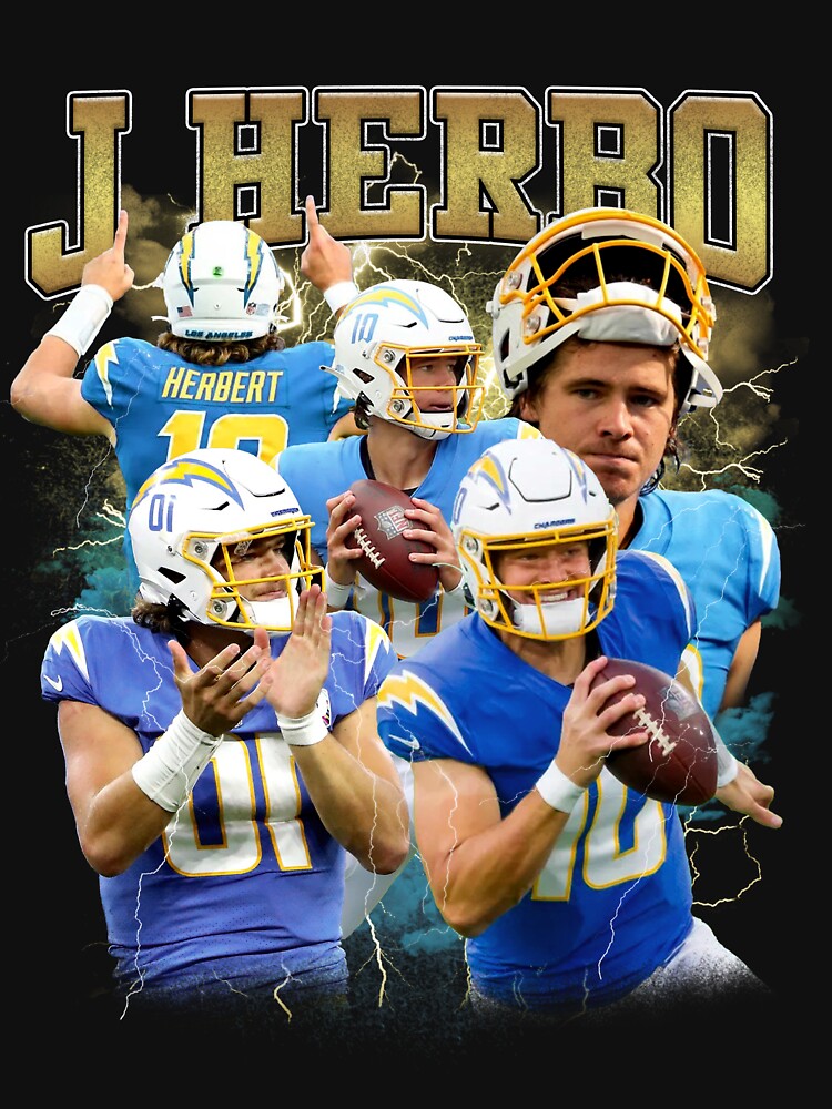 SALE!! Justin Herbert Los Angeles Chargers T-Shirt Vintage