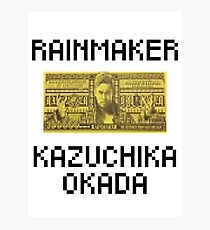 Rainmaker Kazuchika Okada Photographic Print